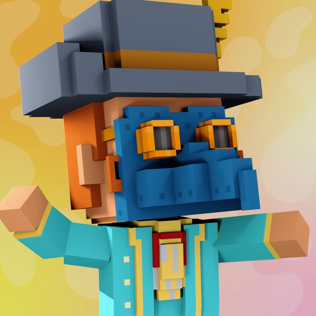 Pirate #9770 voxel render