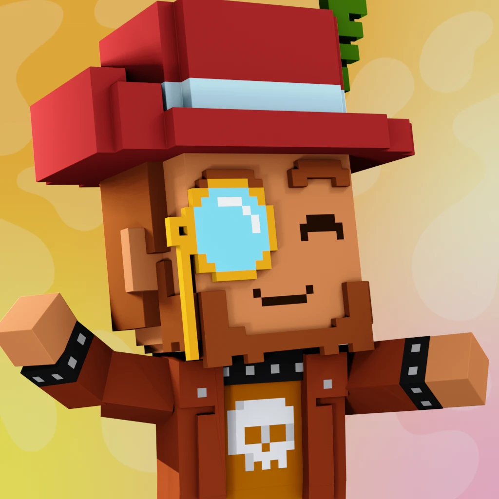 Pirate #9772 voxel render