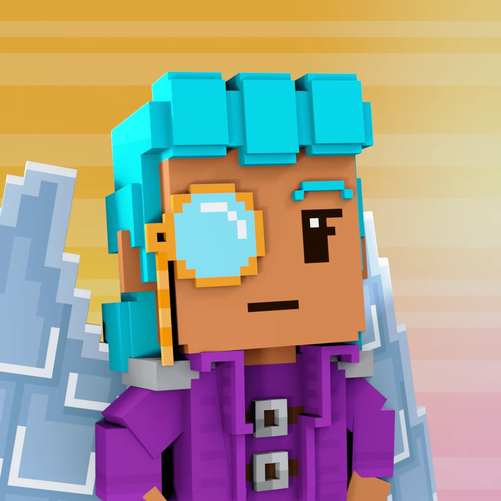 Pirate #9774 voxel render