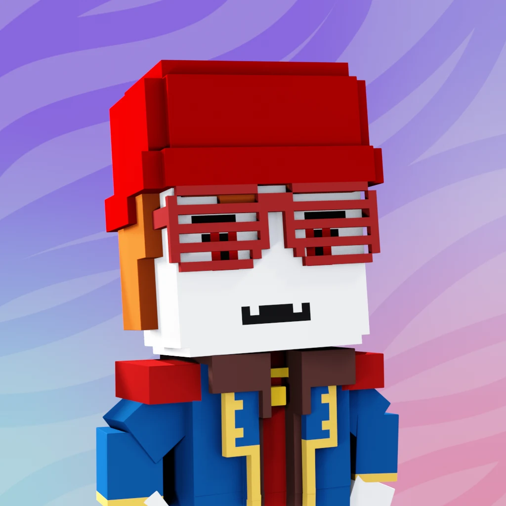 Pirate #9775 voxel render