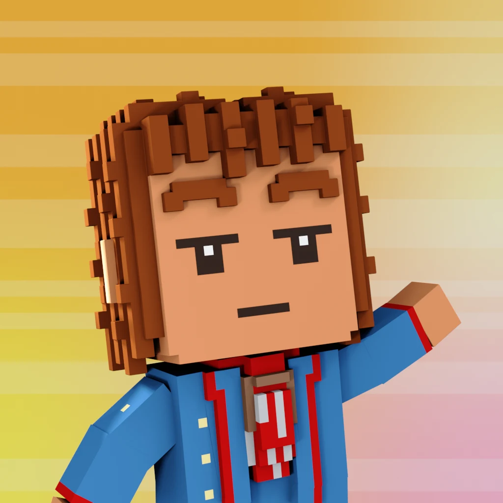 Pirate #9778 voxel render