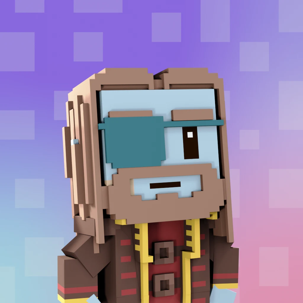 Pirate #9779 voxel render