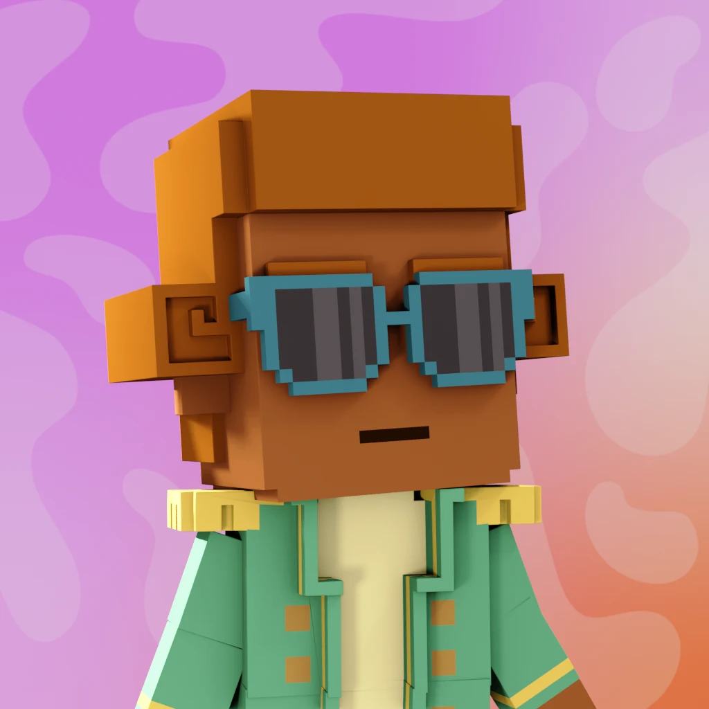 Pirate #9780 voxel render