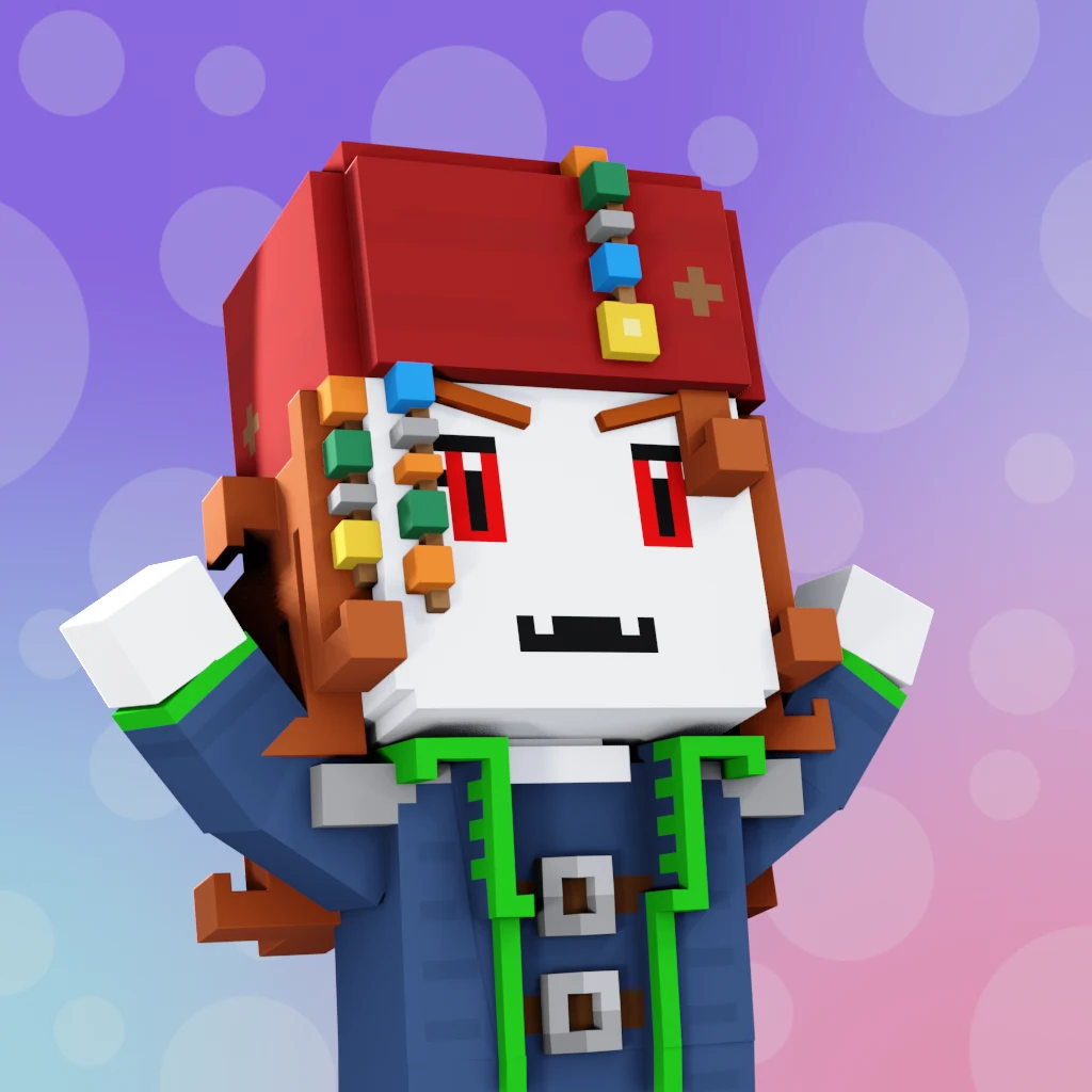 Pirate #9782 voxel render