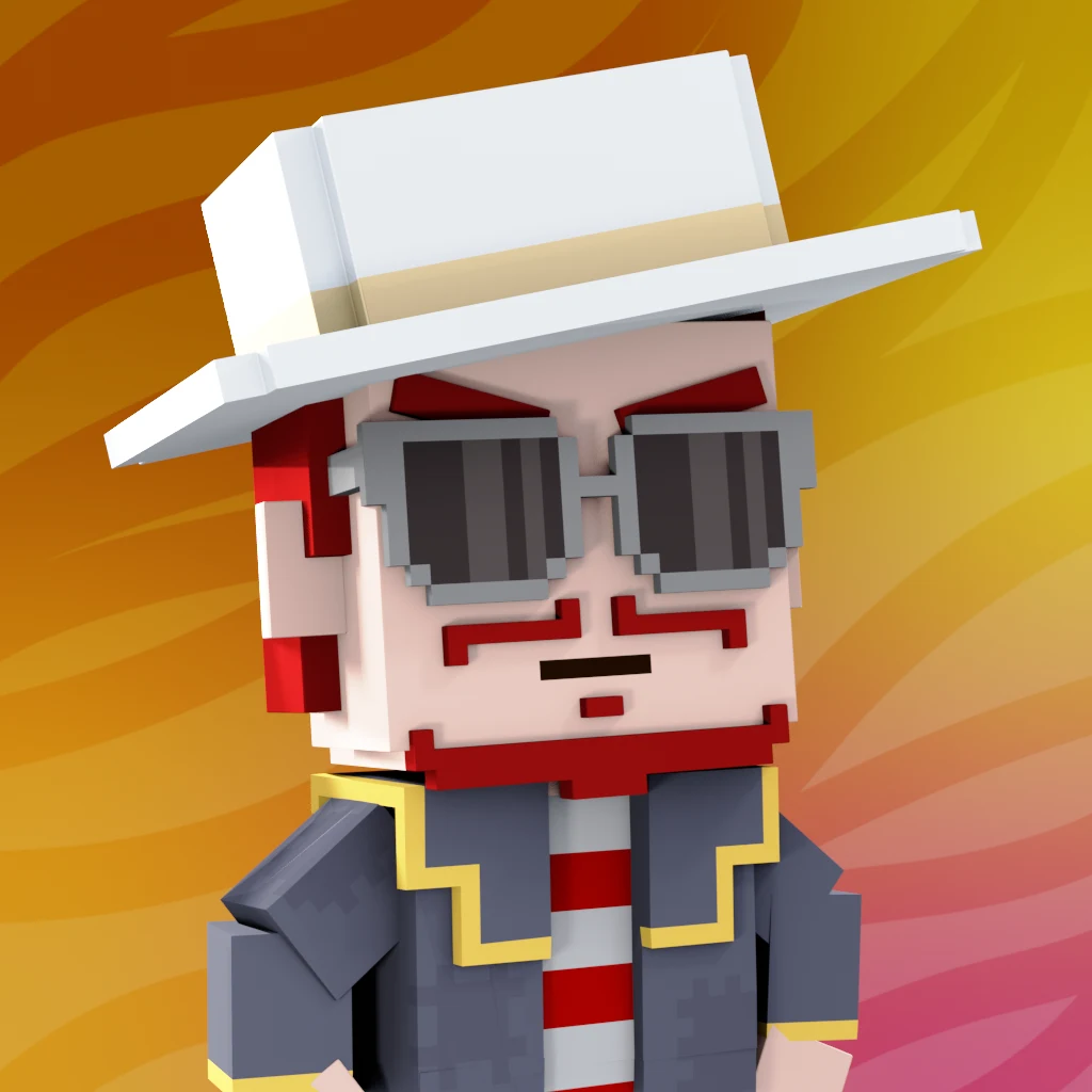 Pirate #9783 voxel render