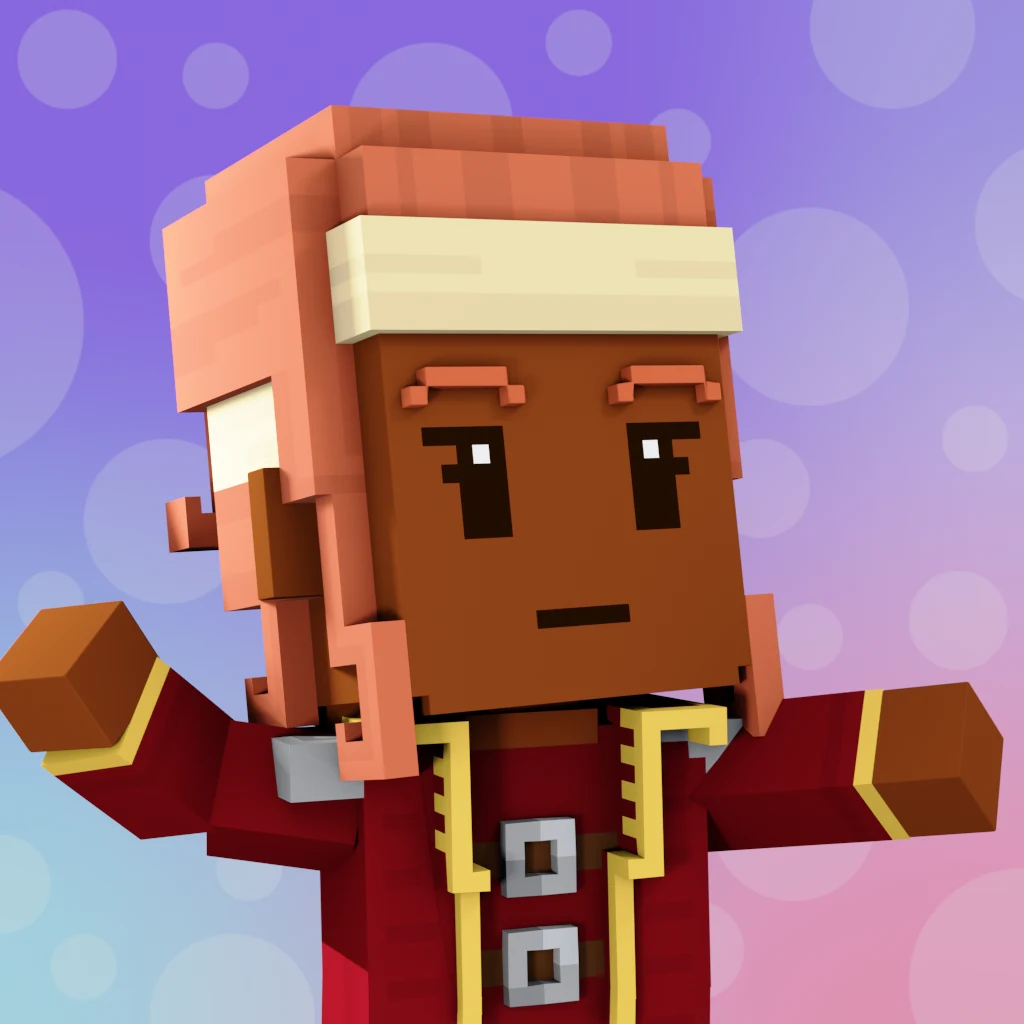 Pirate #9784 voxel render