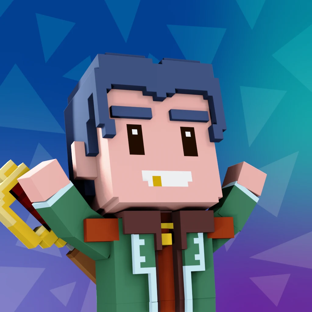 Pirate #9785 voxel render