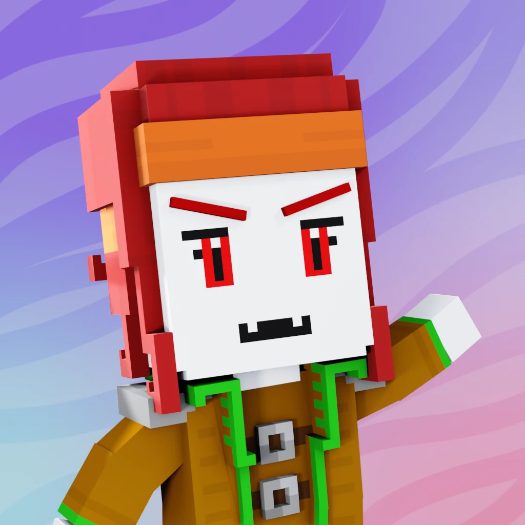 Pirate #9786 voxel render