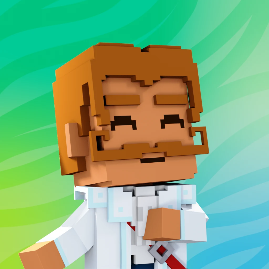 Pirate #9788 voxel render