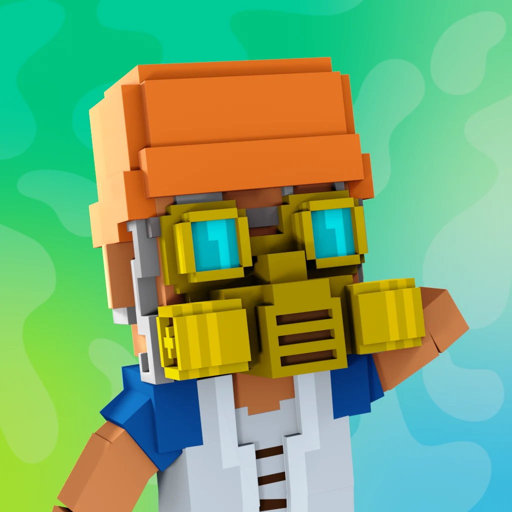 Pirate #9789 voxel render