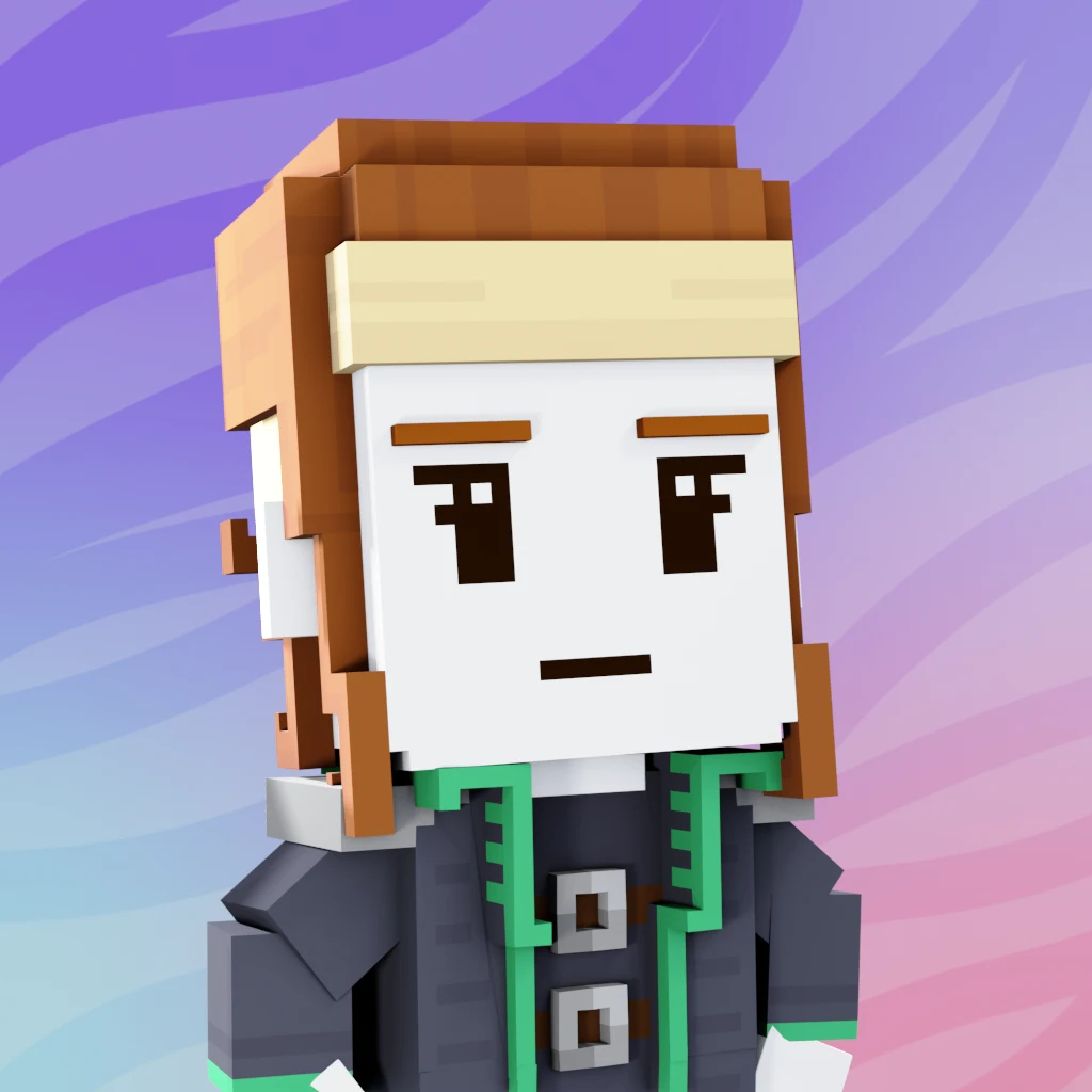 Pirate #9790 voxel render