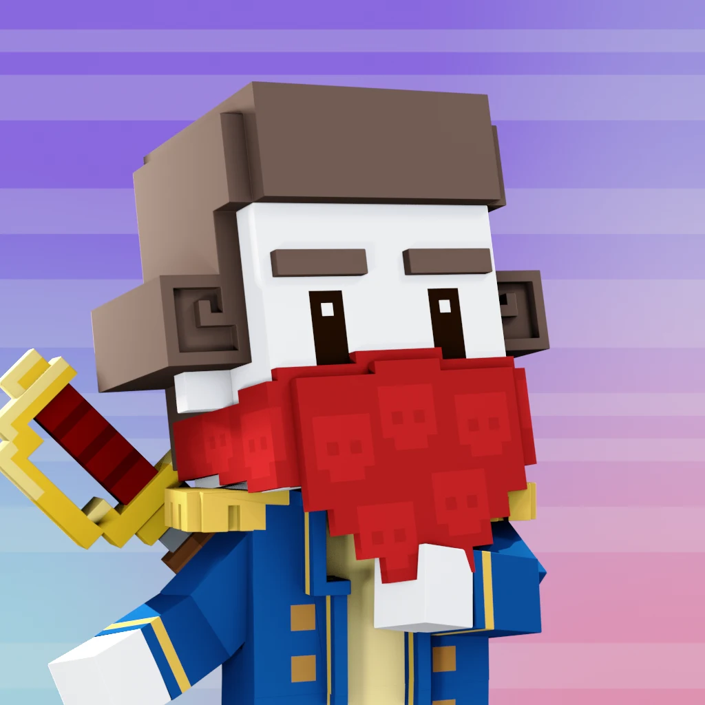 Pirate #9793 voxel render