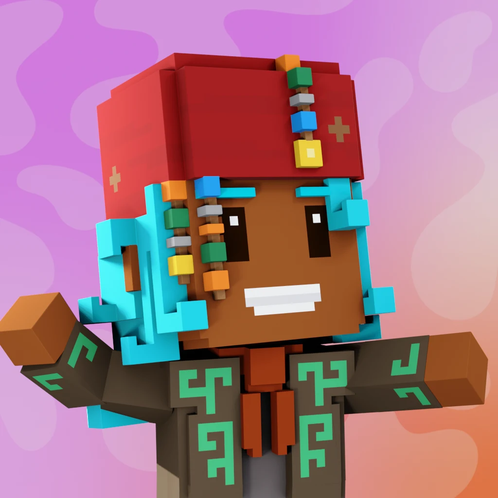 Pirate #9794 voxel render