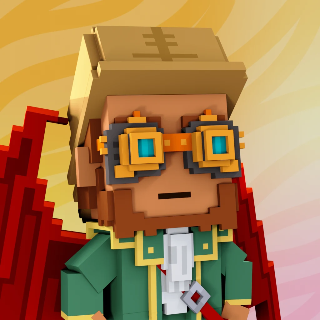 Pirate #9798 voxel render
