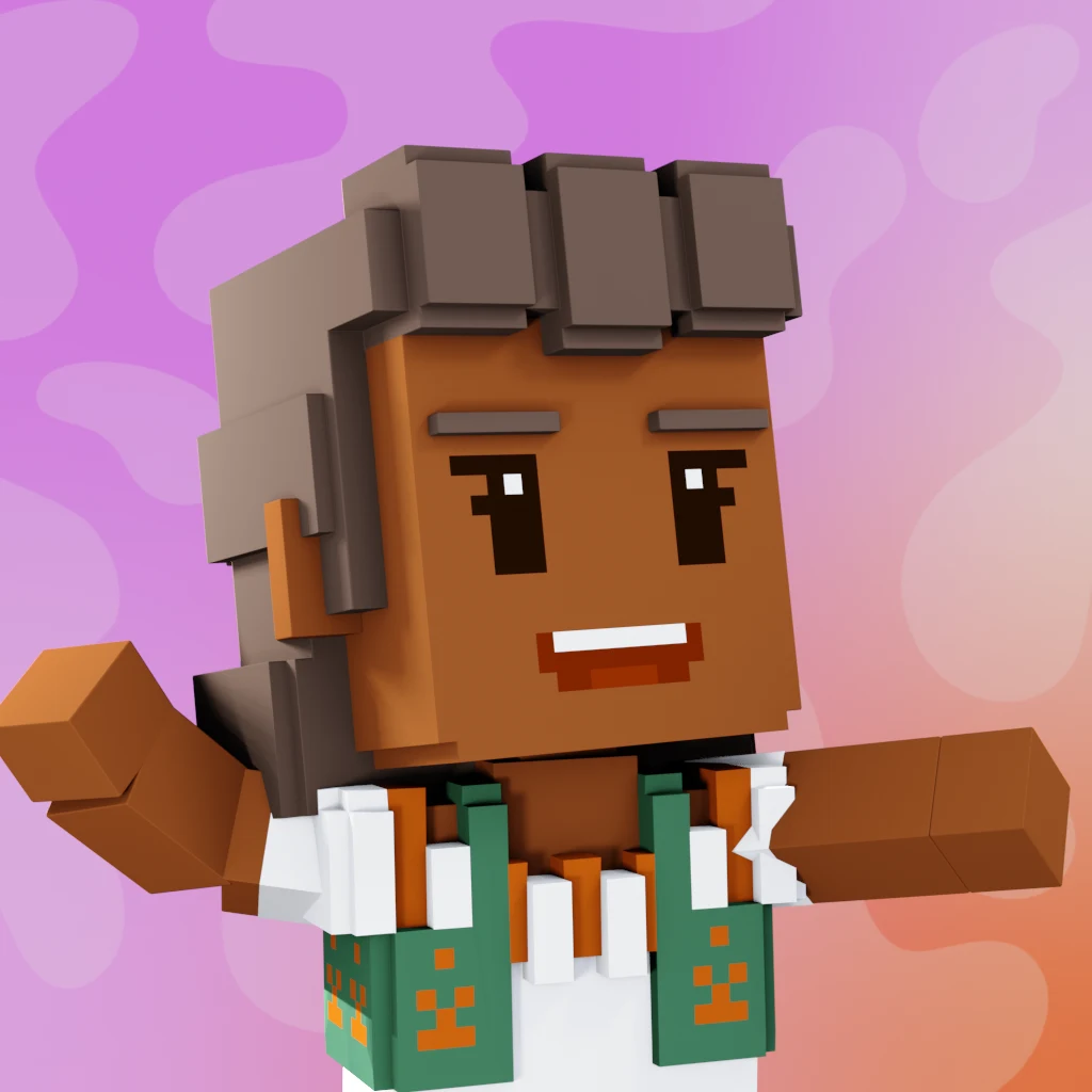 Pirate #980 voxel render