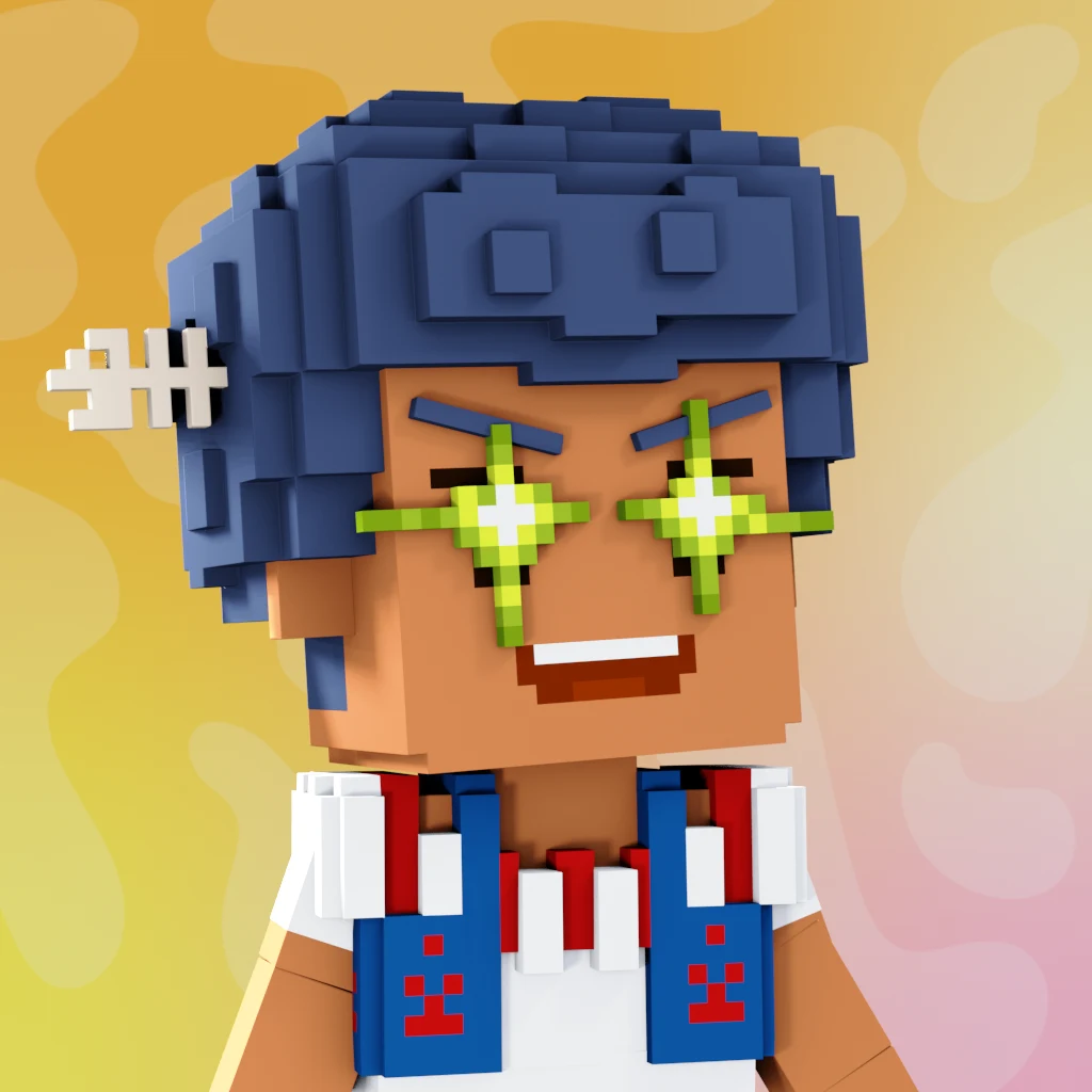 Pirate #9800 voxel render