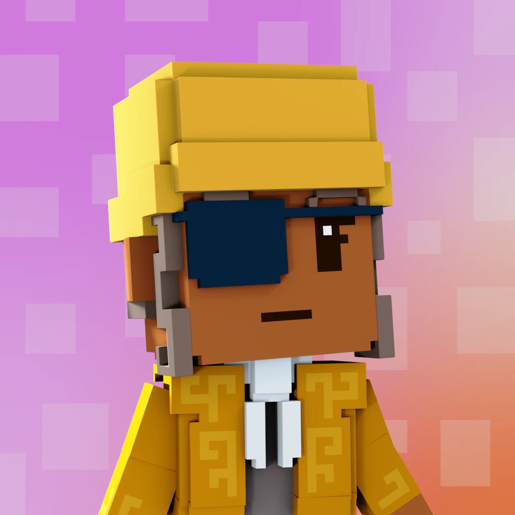 Pirate #9804 voxel render