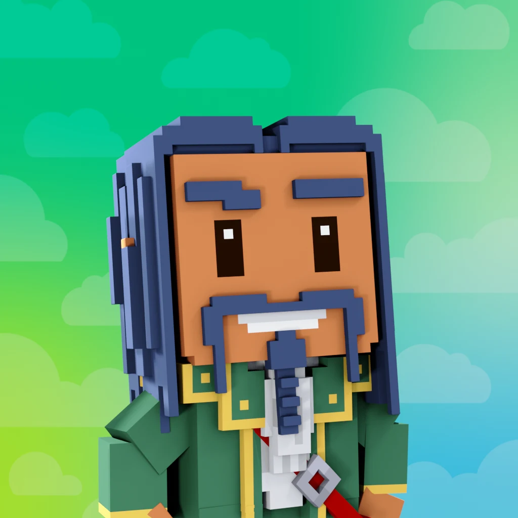 Pirate #9805 voxel render
