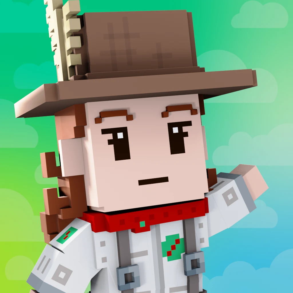 Pirate #9806 voxel render