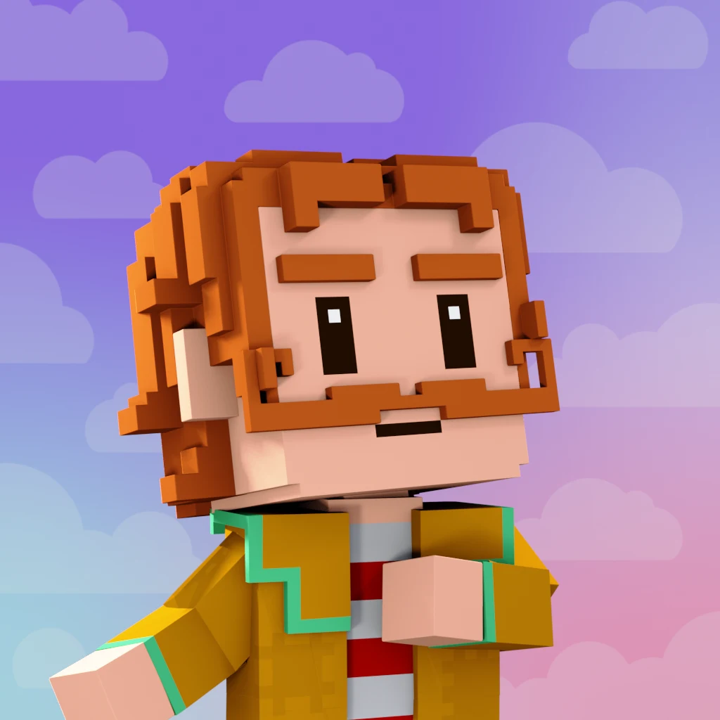 Pirate #9808 voxel render