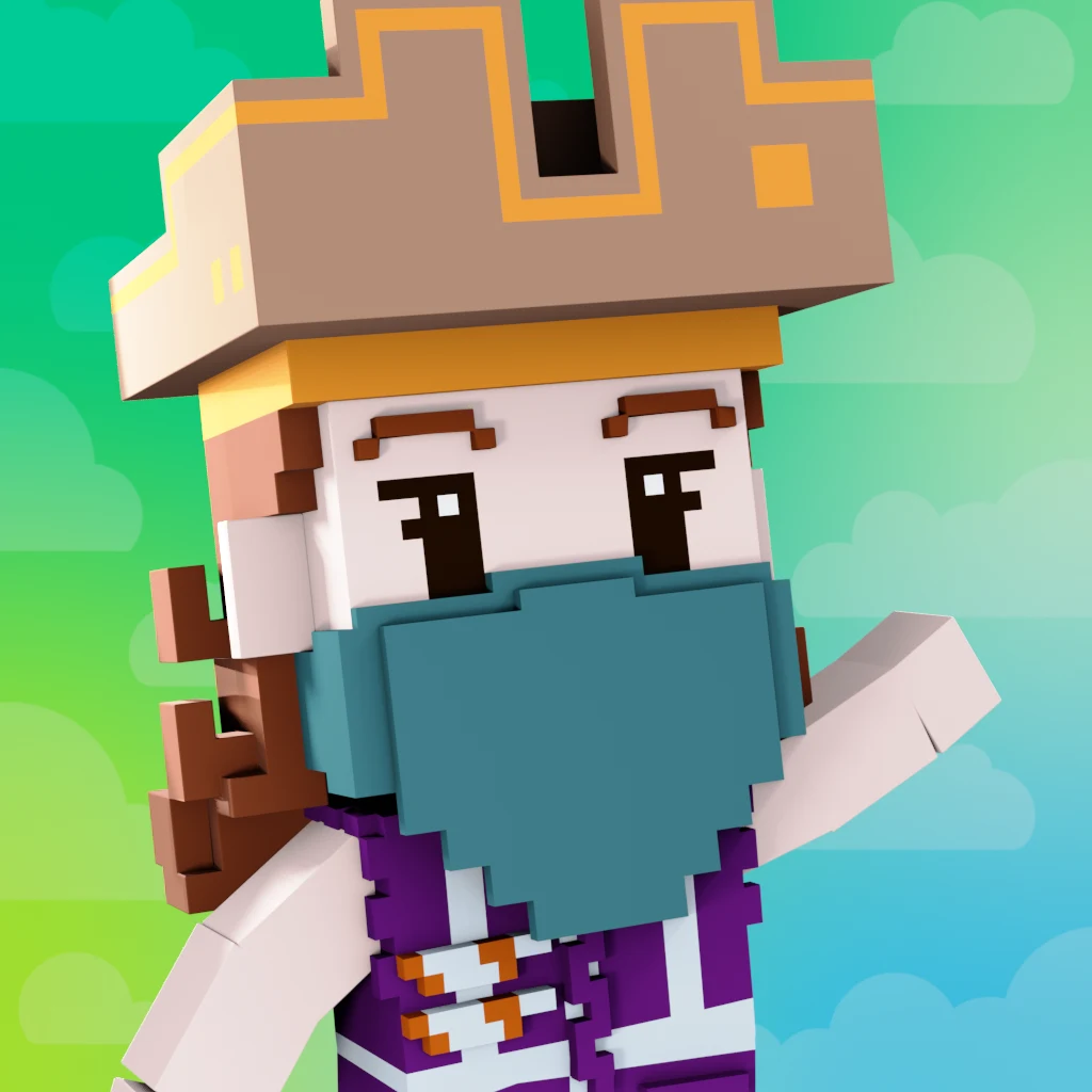 Pirate #981 voxel render