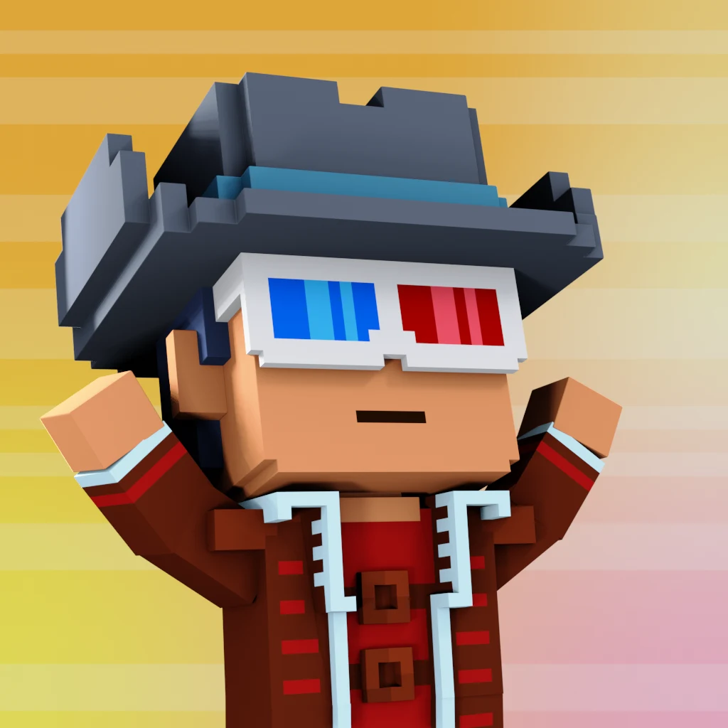 Pirate #9817 voxel render