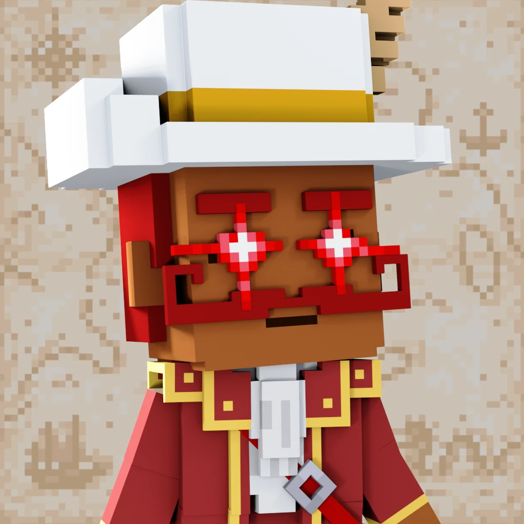 Pirate #9818 voxel render
