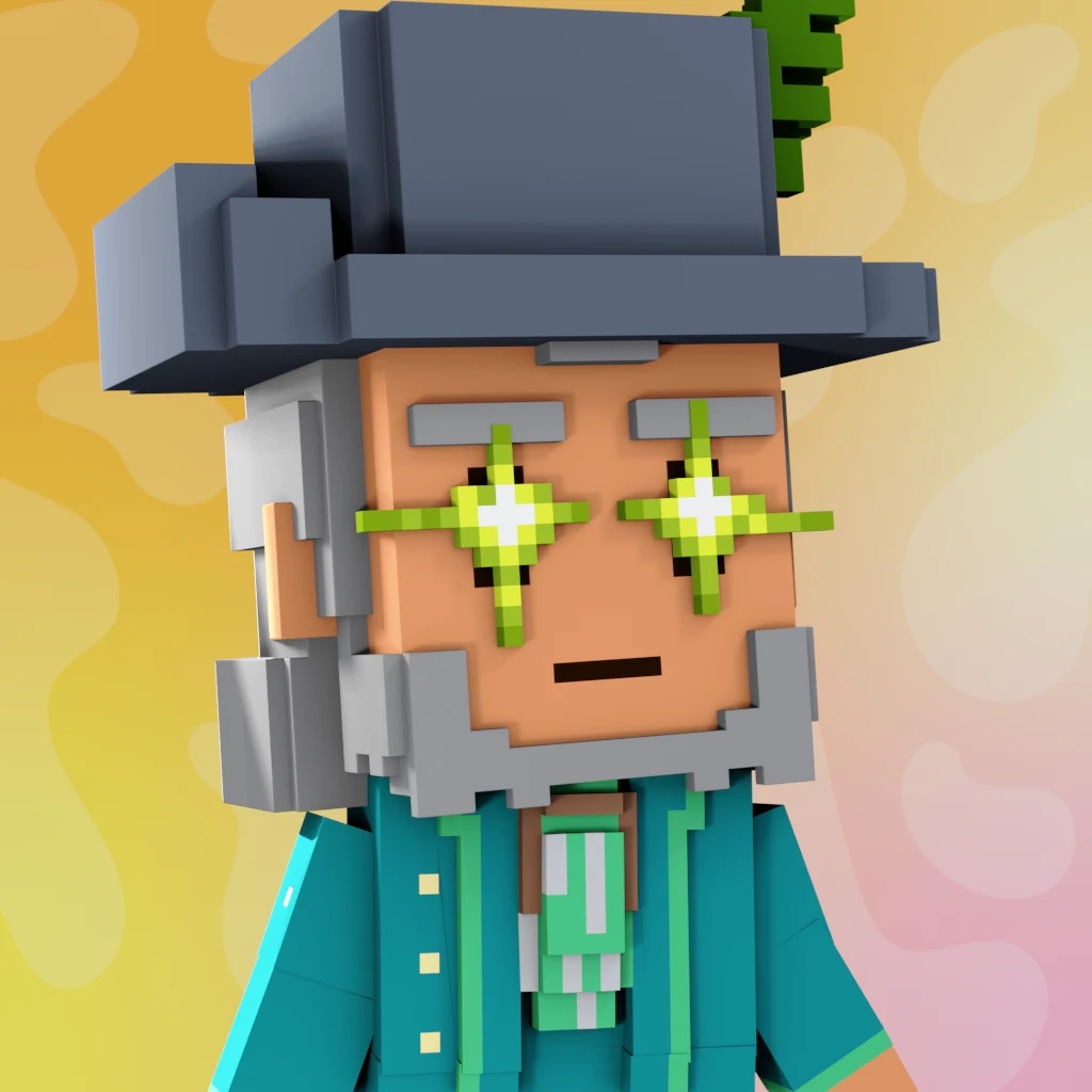 Pirate #9819 voxel render