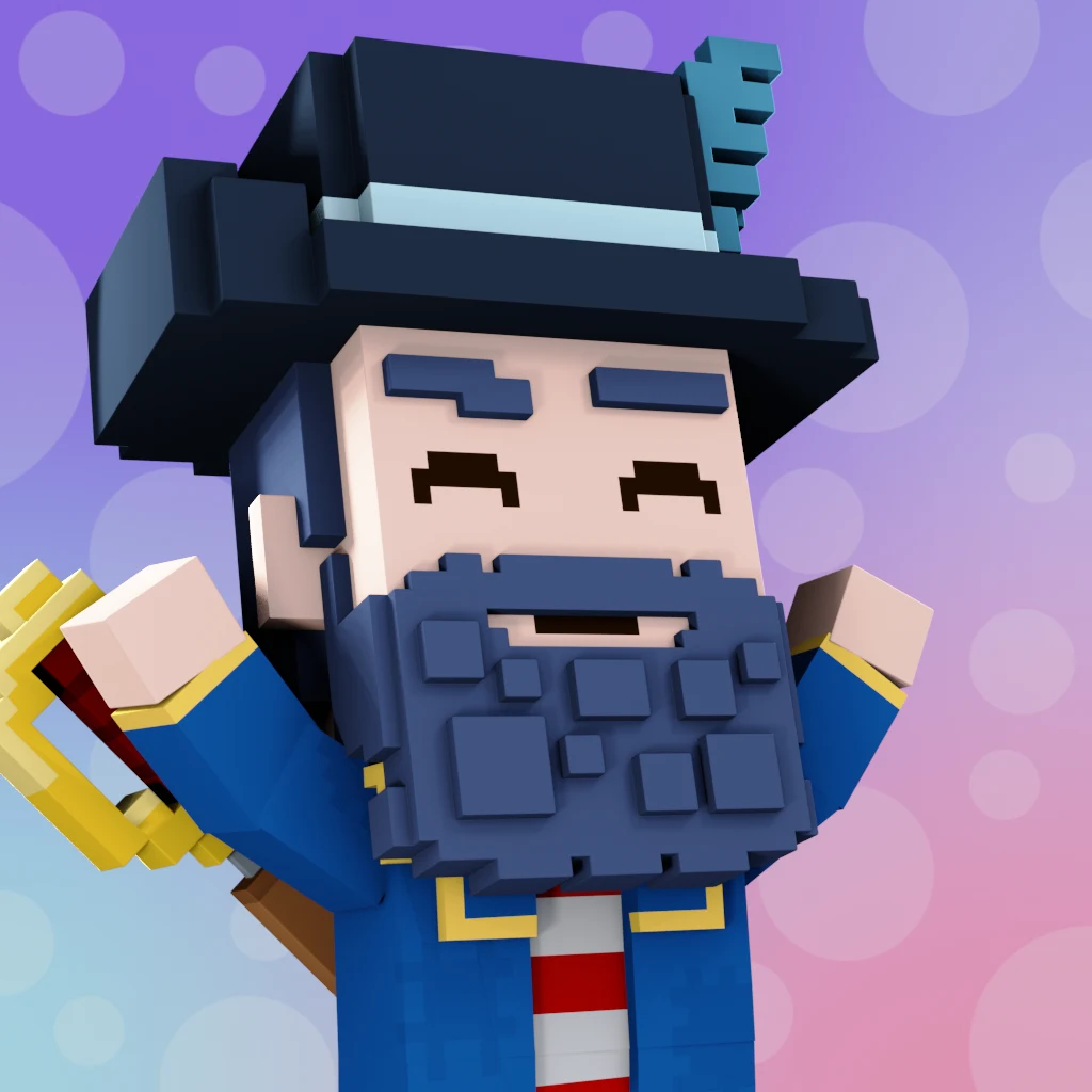 Pirate #9824 voxel render