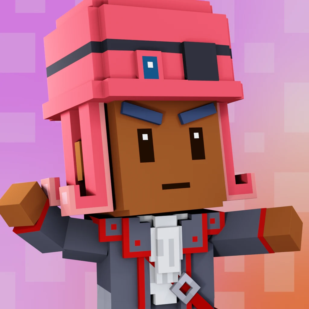Pirate #9825 voxel render