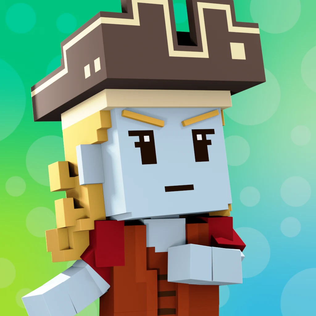 Pirate #9826 voxel render