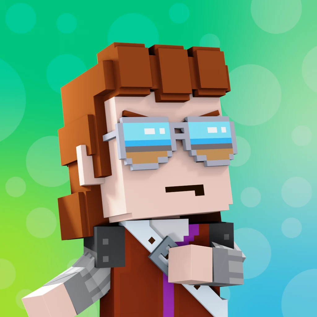 Pirate #9827 voxel render