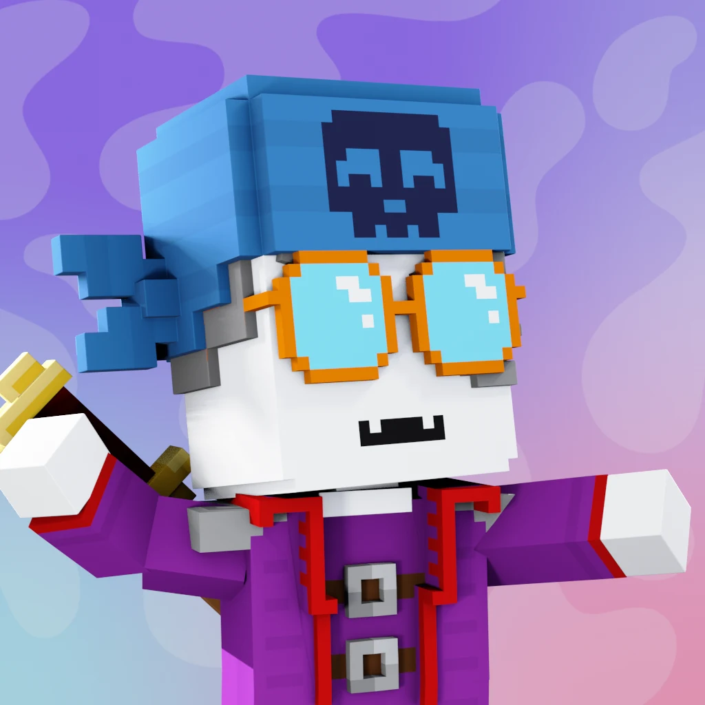 Pirate #9829 voxel render