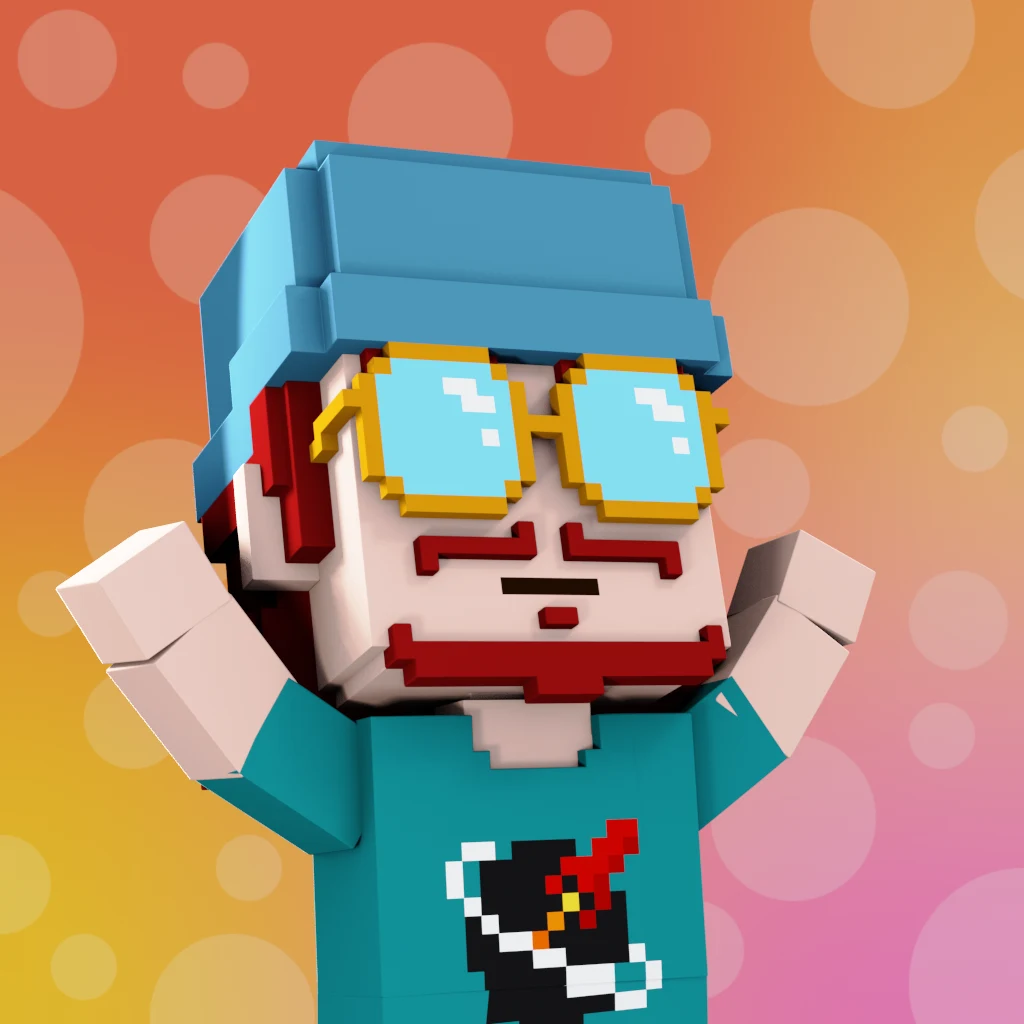 Pirate #9831 voxel render