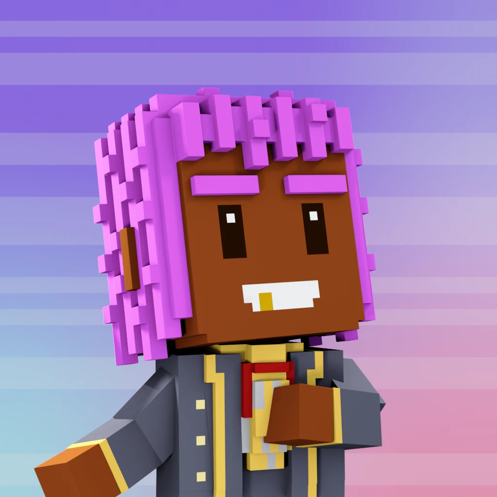 Pirate #9832 voxel render