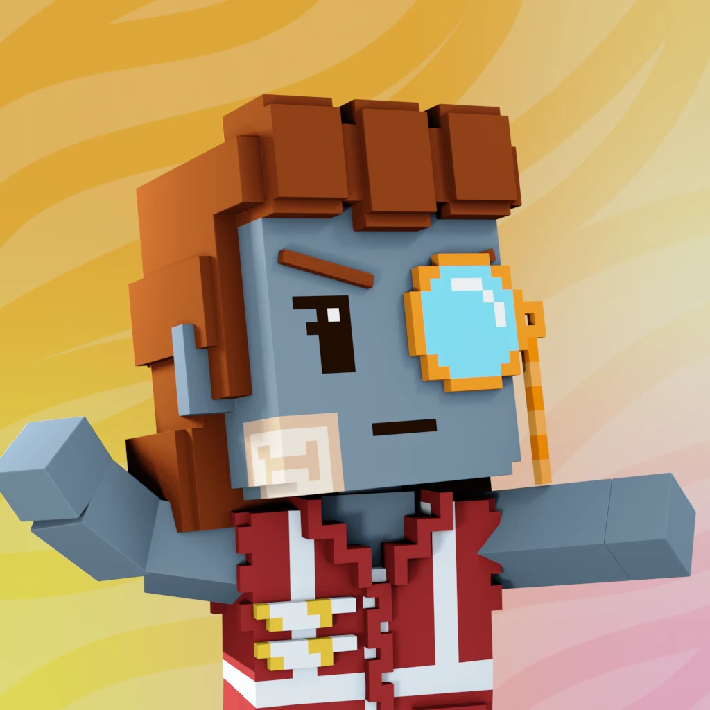 Pirate #9835 voxel render