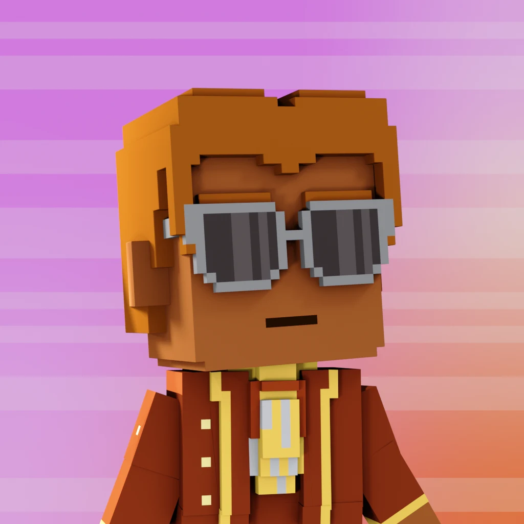 Pirate #9836 voxel render