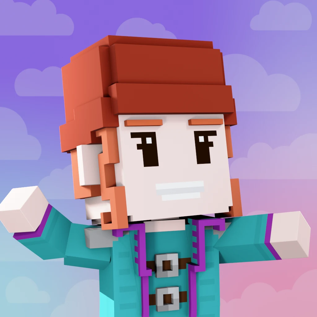 Pirate #9838 voxel render
