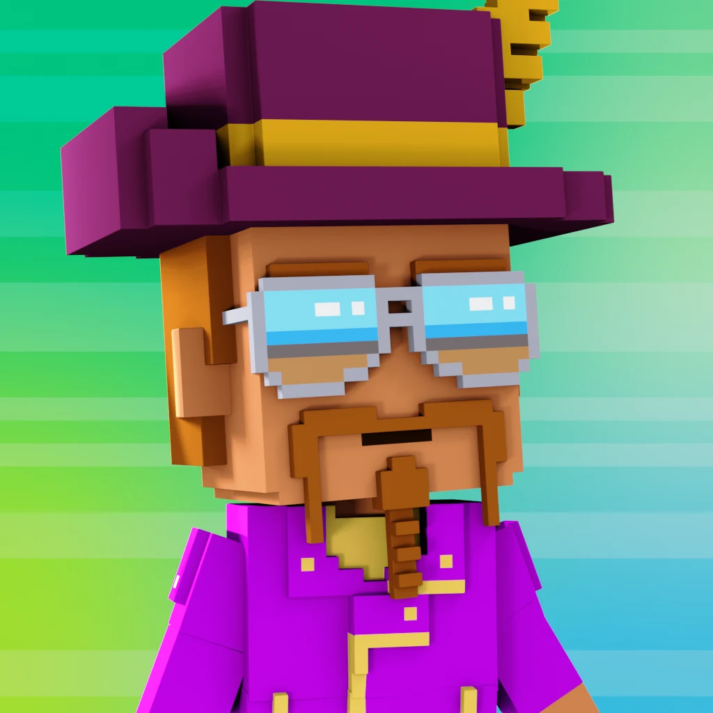 Pirate #9839 voxel render