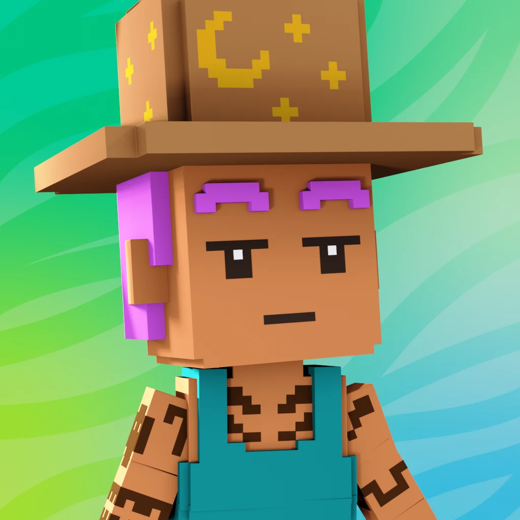 Pirate #984 voxel render
