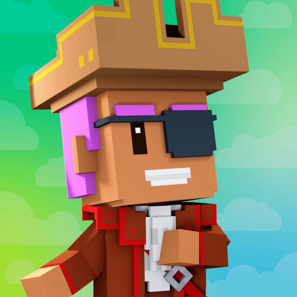 Pirate #9840 voxel render