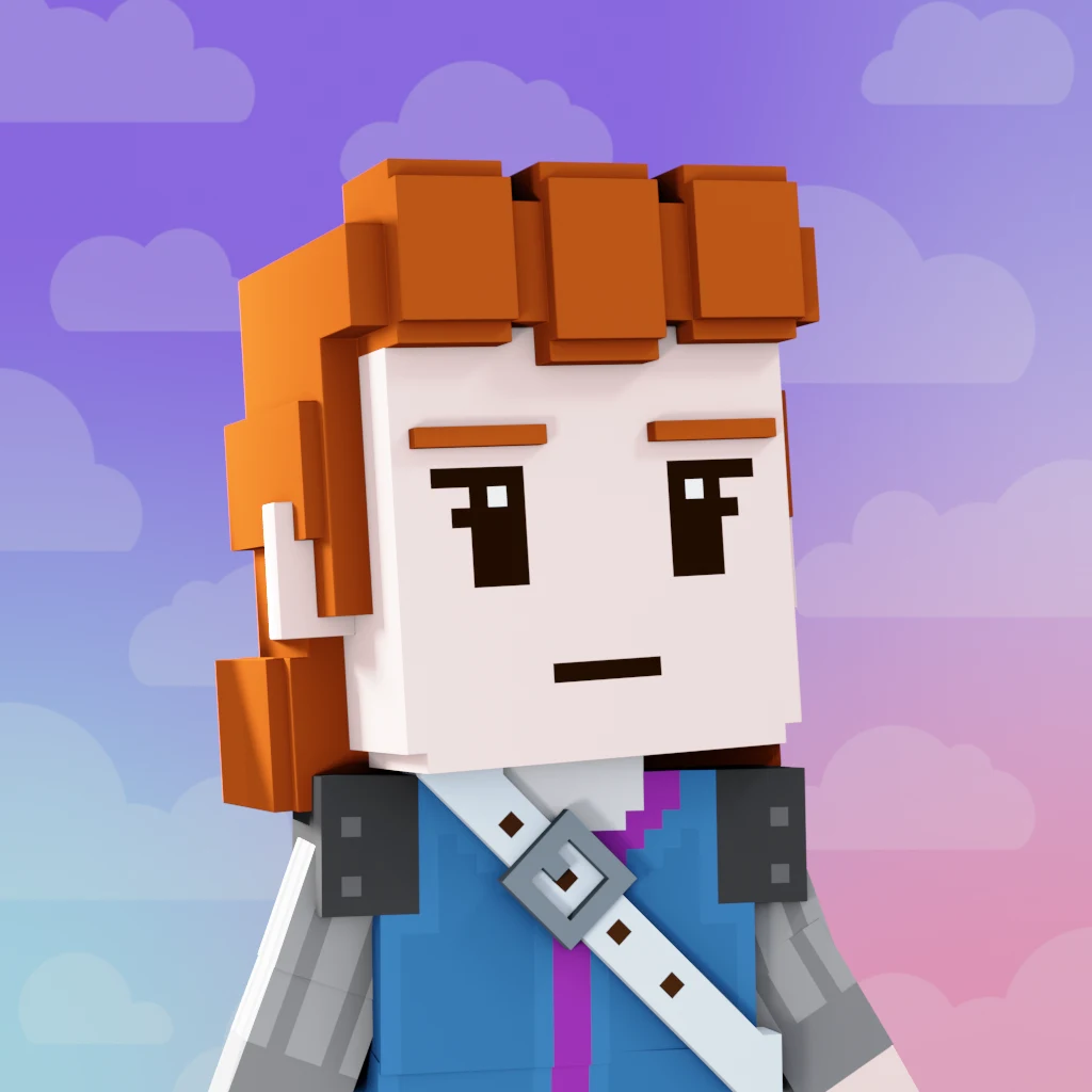 Pirate #9841 voxel render