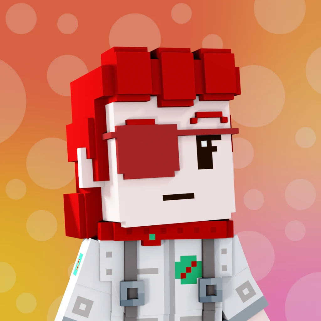 Pirate #9843 voxel render