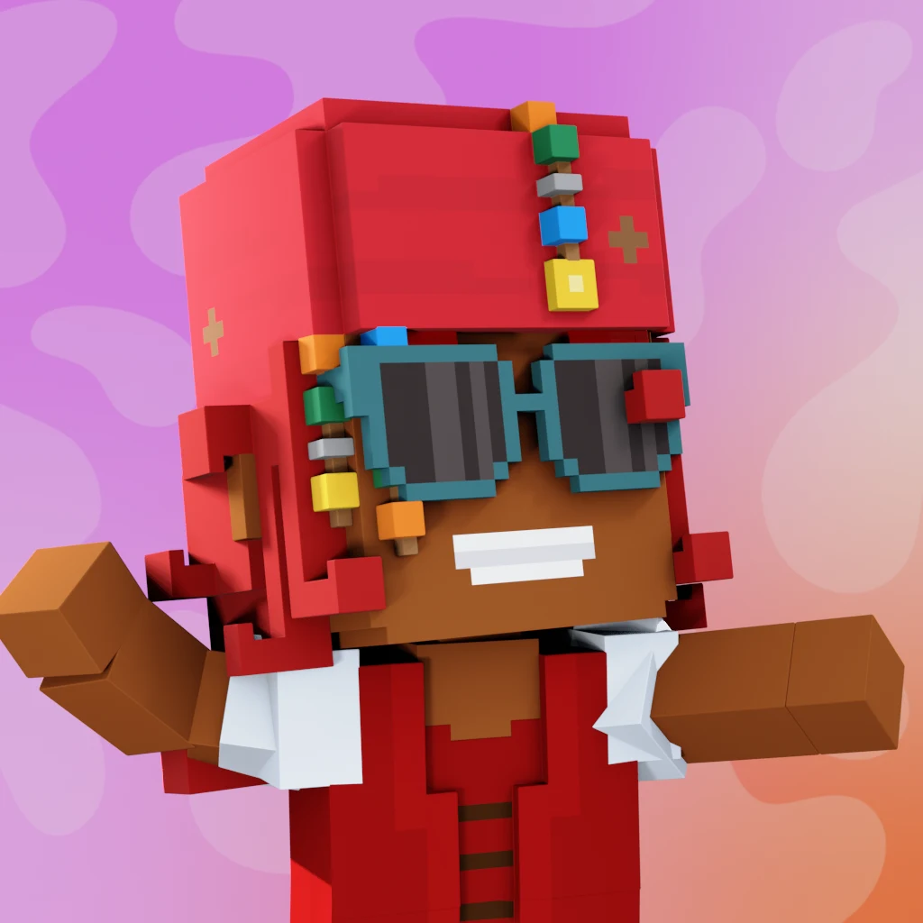 Pirate #9844 voxel render