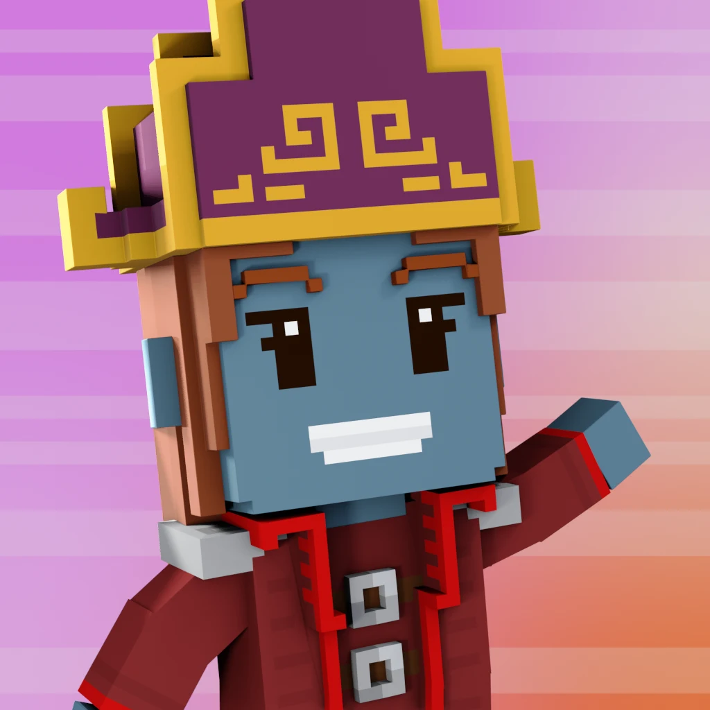 Pirate #9846 voxel render