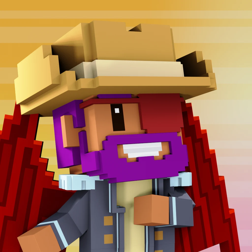 Pirate #9848 voxel render