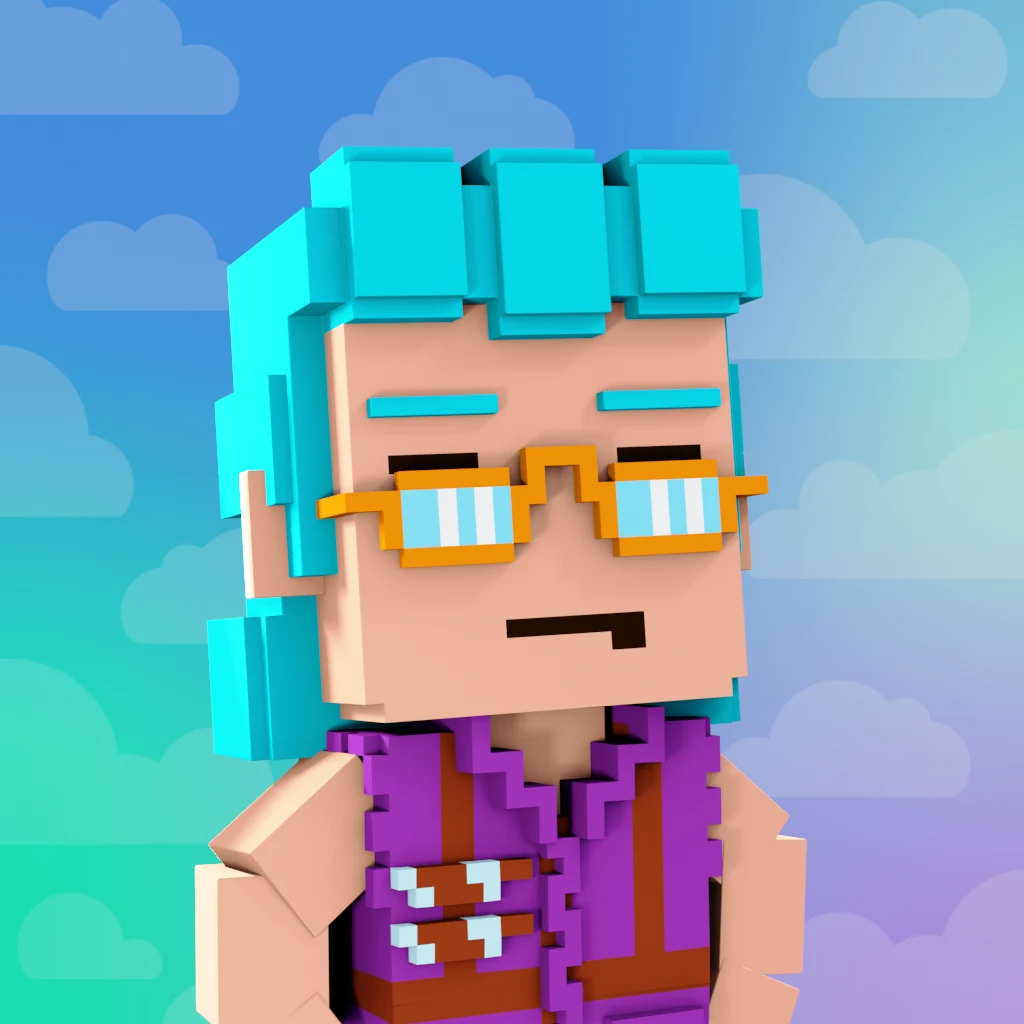 Pirate #985 voxel render