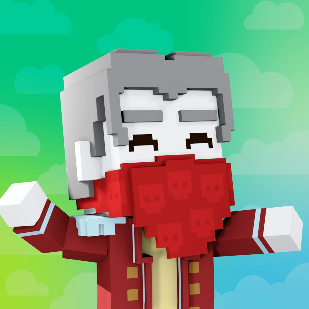 Pirate #9852 voxel render