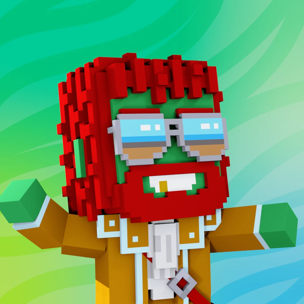 Pirate #9853 voxel render