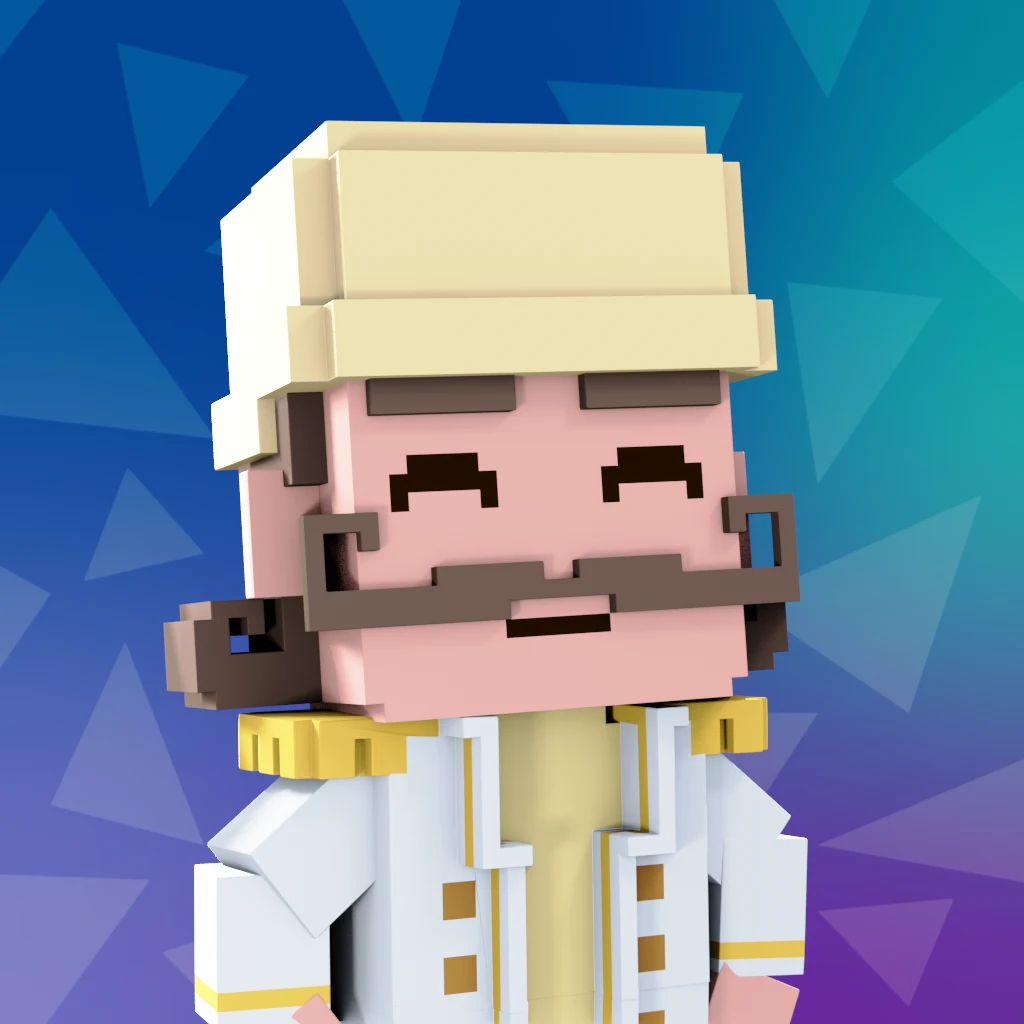 Pirate #9855 voxel render